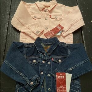 Levi's Kids Blue and Pink Jean Jackets